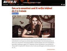 Tablet Screenshot of mayhem.ro