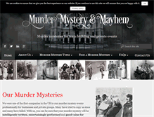 Tablet Screenshot of mayhem.org.uk